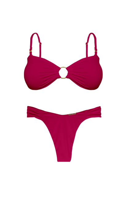 TAHITI MANA Pink Sky Hipster Bikini Bottom