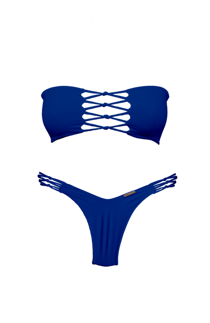TAHITI MANA Breeze Braided Thong Bikini Bottom
