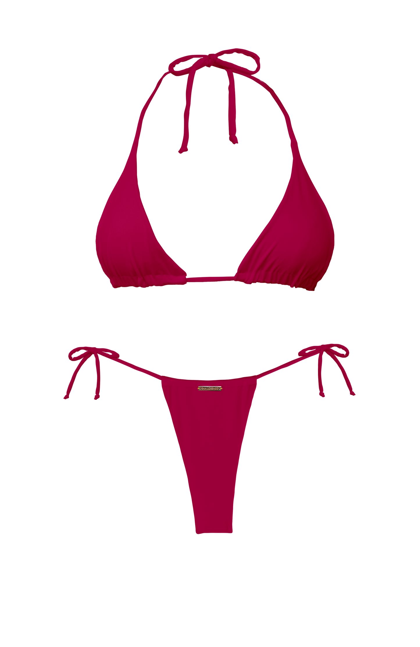 TAHITI MANA Pink Sky Sliding Thong Bikini Bottom
