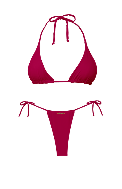 TAHITI MANA Pink Sky Sliding Thong Bikini Bottom
