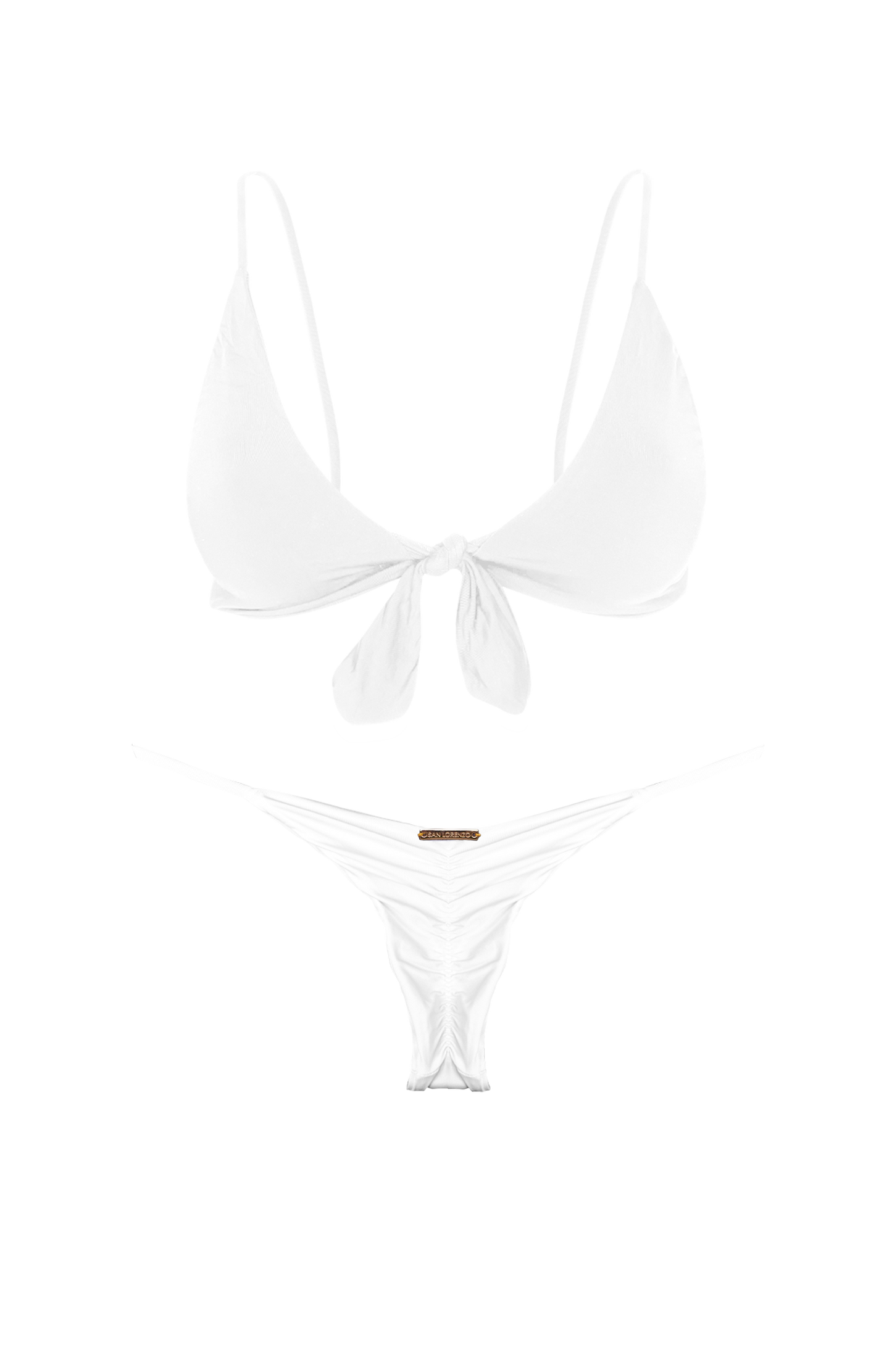 TAHITI MANA Cloud Thin Scrunch Brief Bikini Bottom
