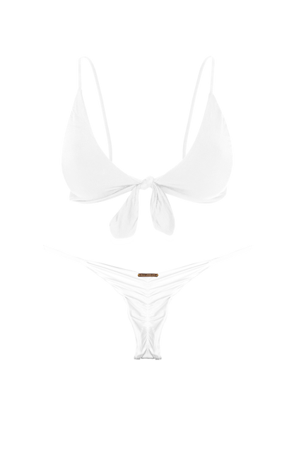 TAHITI MANA Cloud Thin Scrunch Brief Bikini Bottom
