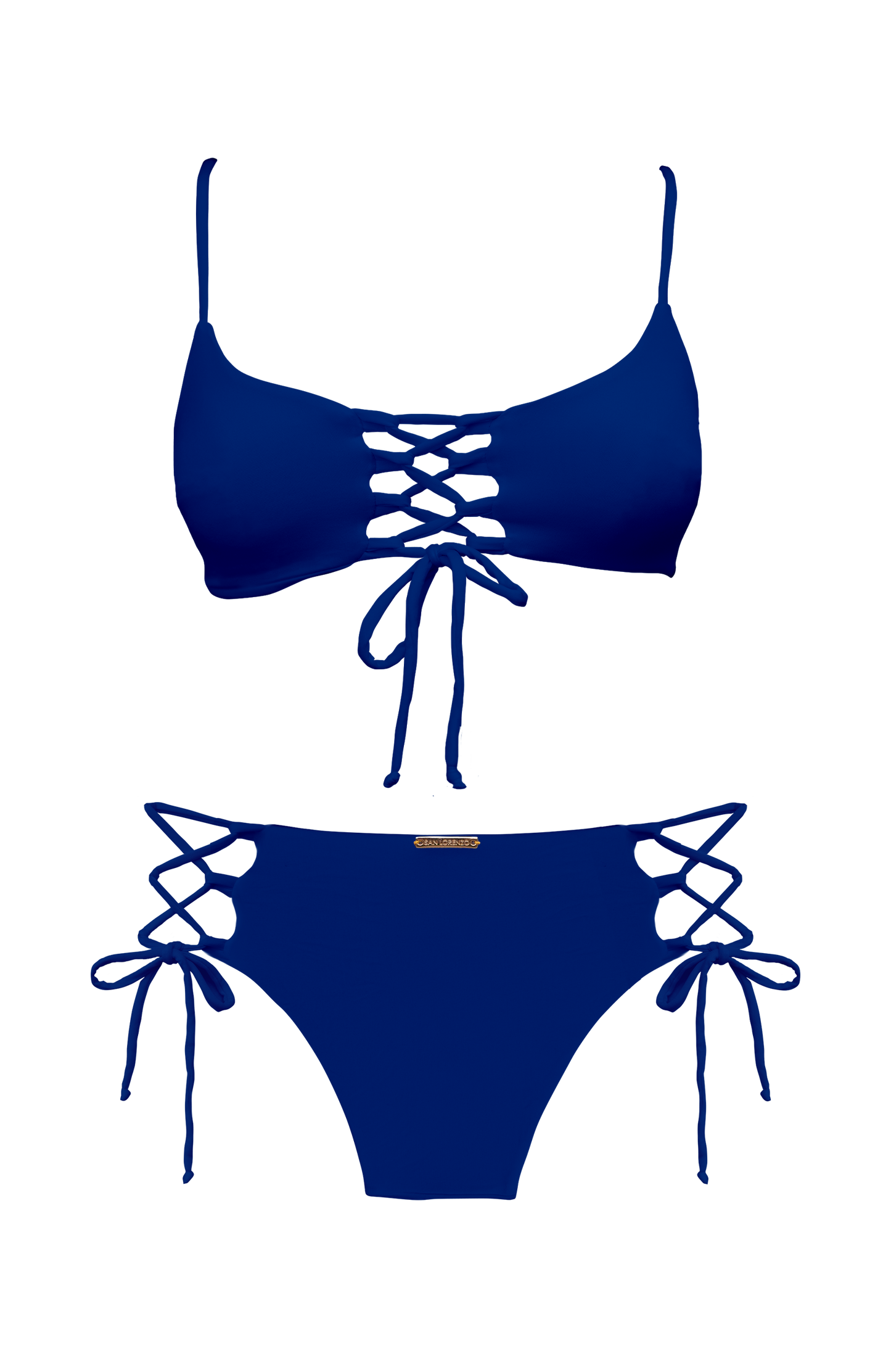 TAHITI MANA Breeze High Waist Loop Bikini Bottom