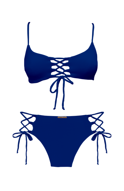 TAHITI MANA Breeze High Waist Loop Bikini Bottom