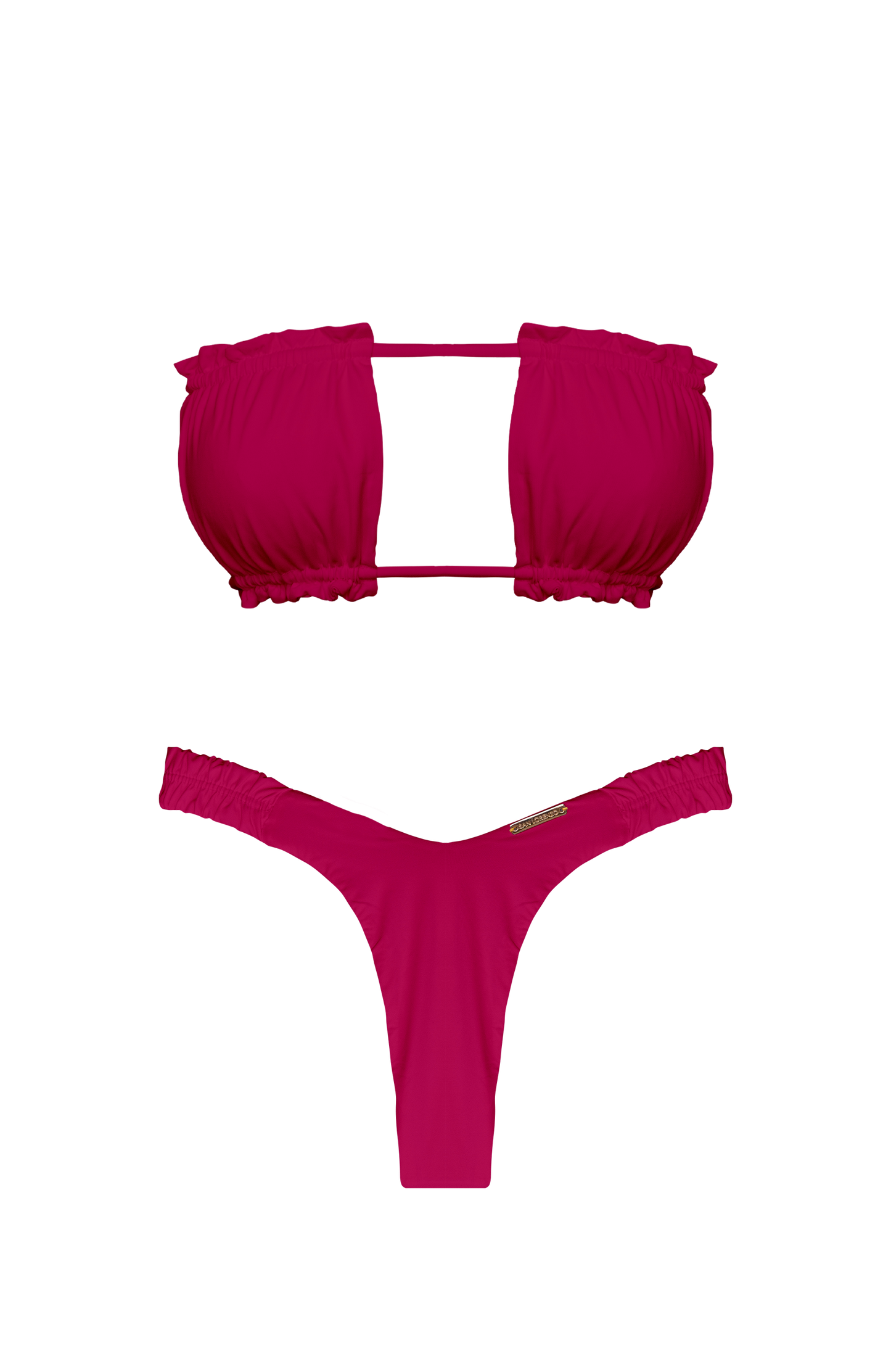 TAHITI MANA Pink Sky Garder Bikini Bottom