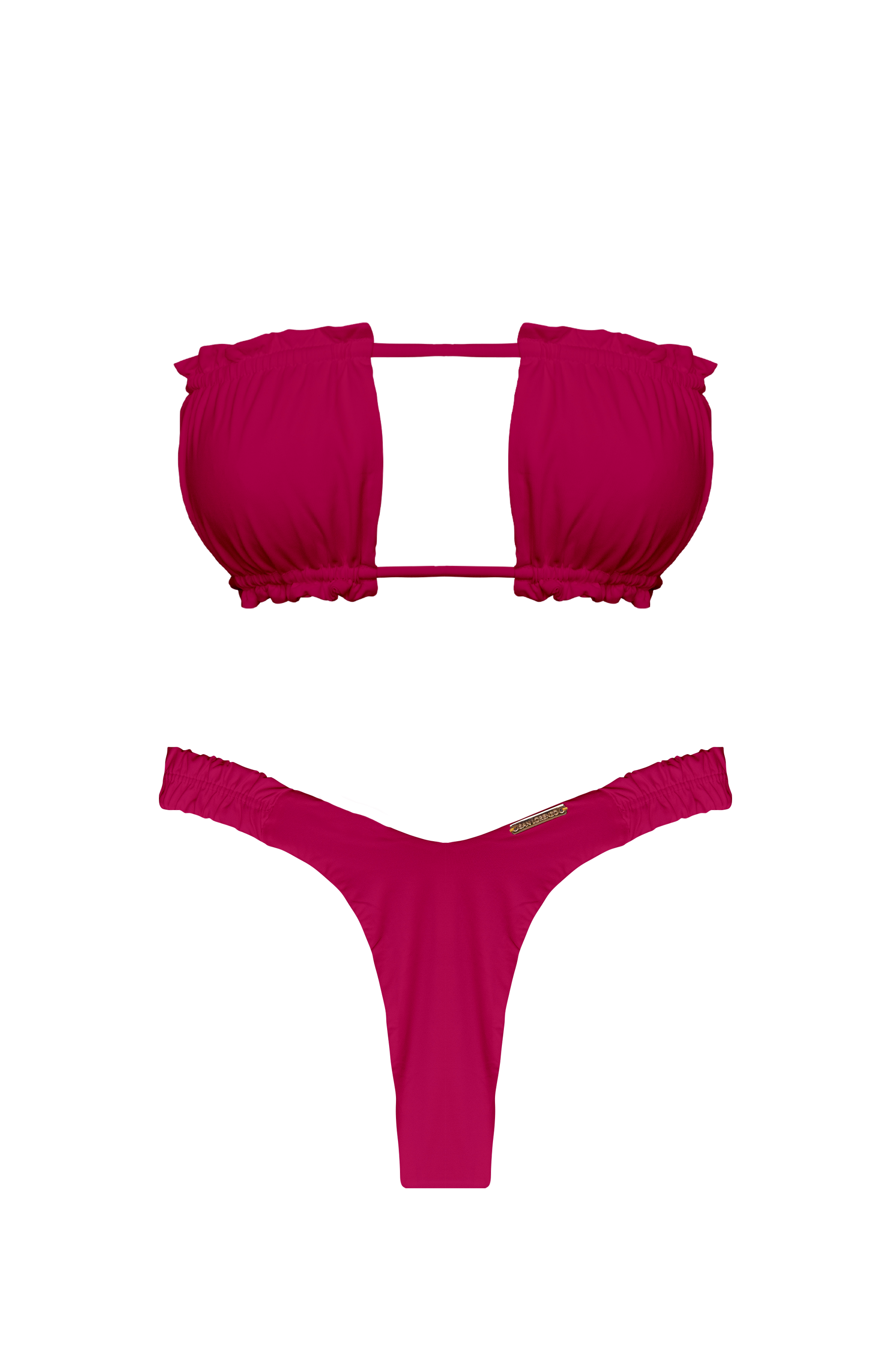 TAHITI MANA Persimmon Hipster Bikini Bottom