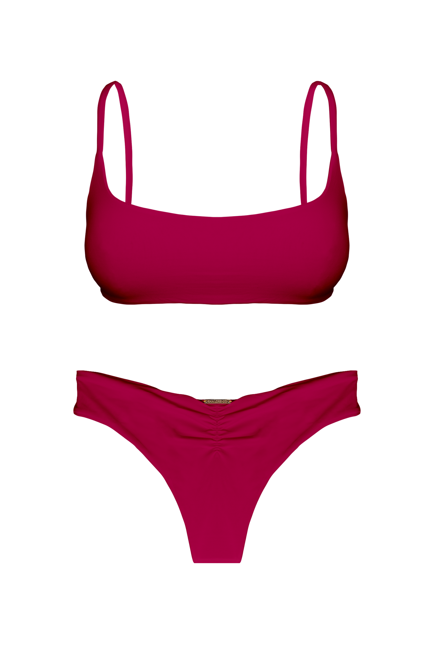 TAHITI MANA Pink Sky Sport Brief Bikini Bottom