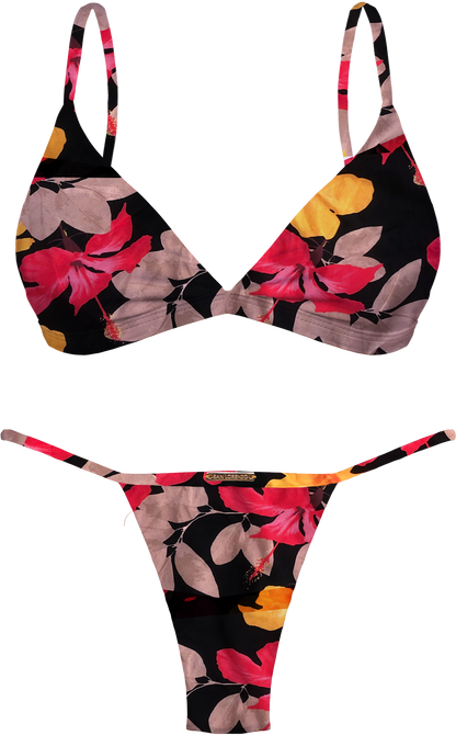 Flor Oceania Tropical Nights Clasp Thin Brief Bikini Bottom