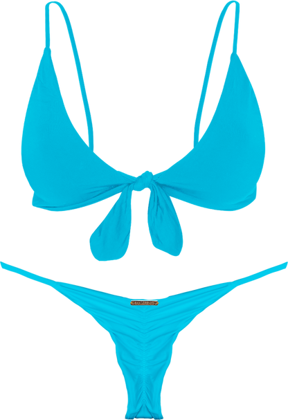 Flor Oceania Oceana Front Tie Bralette Bikini Top