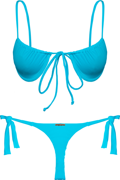 Flor Oceania Oceana Side Tie Thong Bikini Bottom