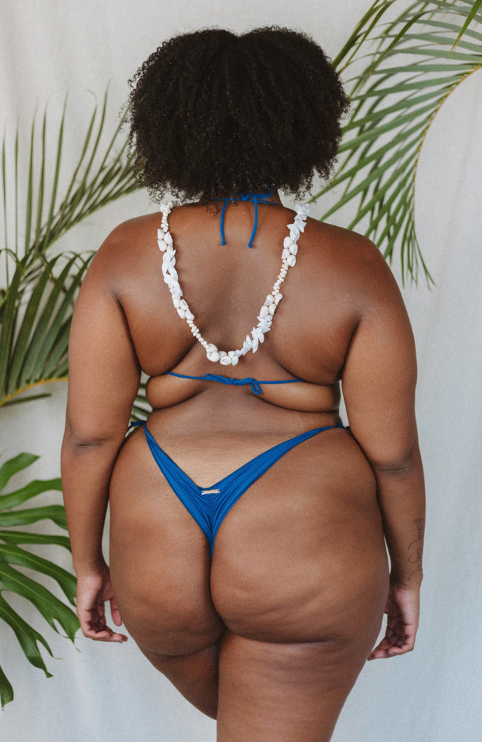 TAHITI MANA Breeze Ruffle Tie Bikini Bottom