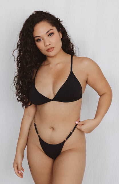 Flor Oceania Twilight Clasp Thin Brief Bikini Bottom
