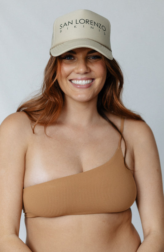 San Lorenzo Bikinis Trucker Hat Beige
