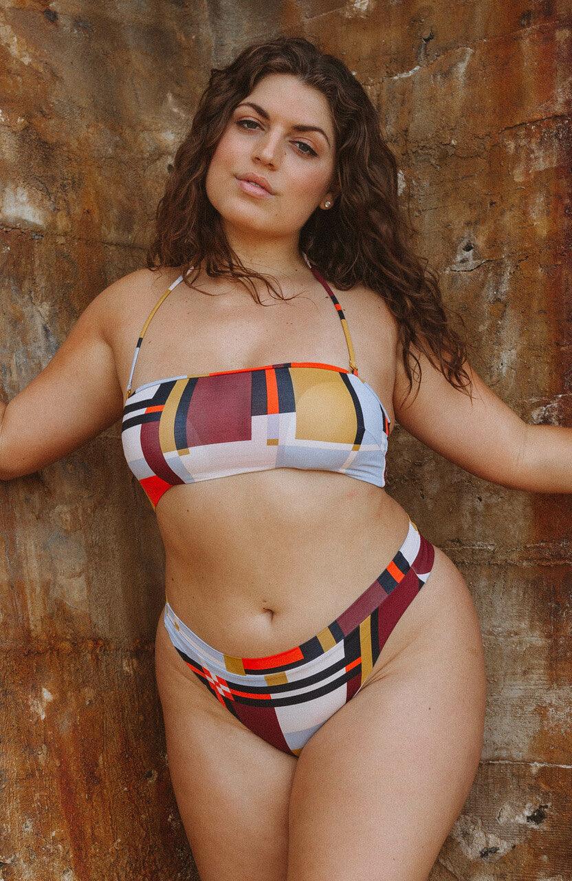 RETRO 70's Adjustable Bandeau Top 