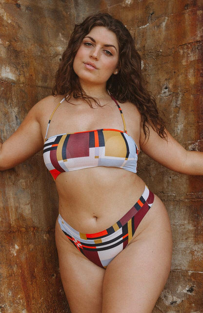RETRO 70's Adjustable Bandeau Top 